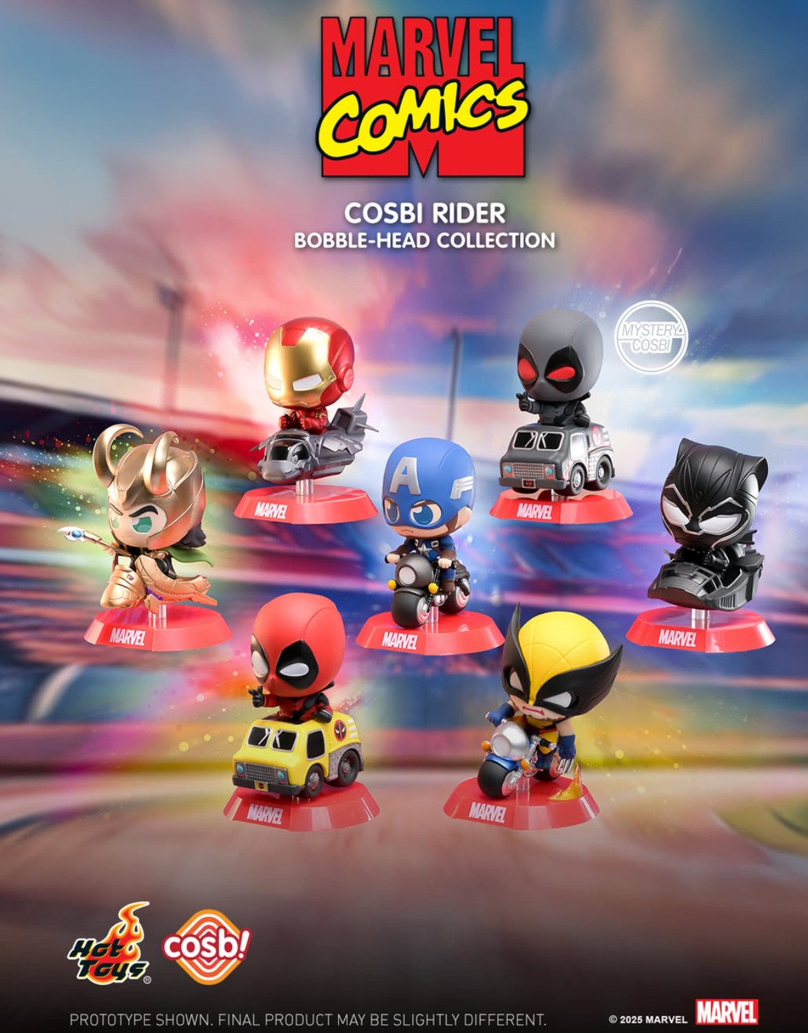Marvel Cosbi Rider Bobble-Head Collection