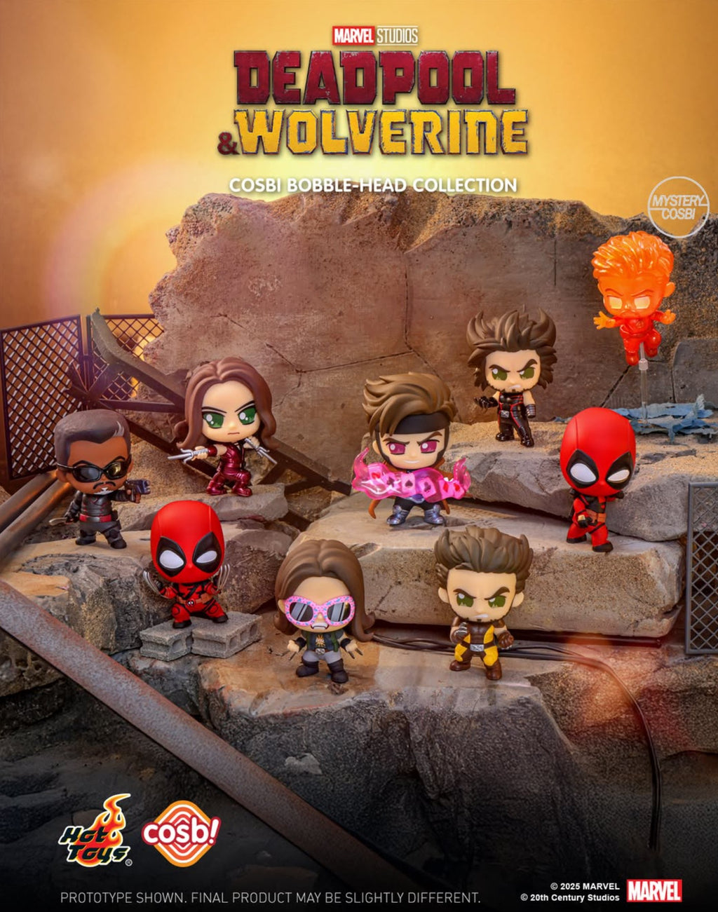 Deadpool Wolverine Cosbi Bobble-Head Collection (Series II)