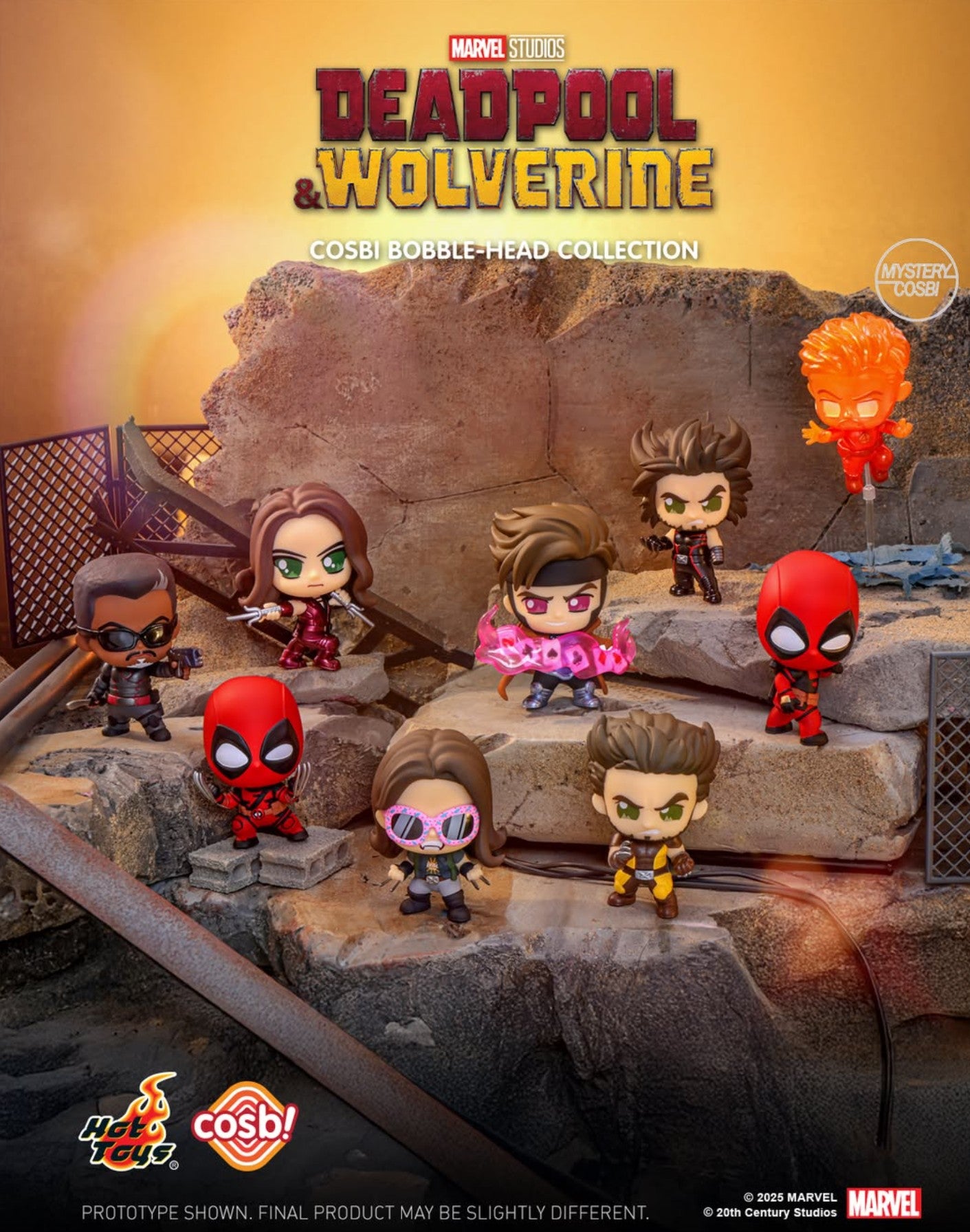 Deadpool Wolverine Cosbi Bobble-Head Collection (Series II)