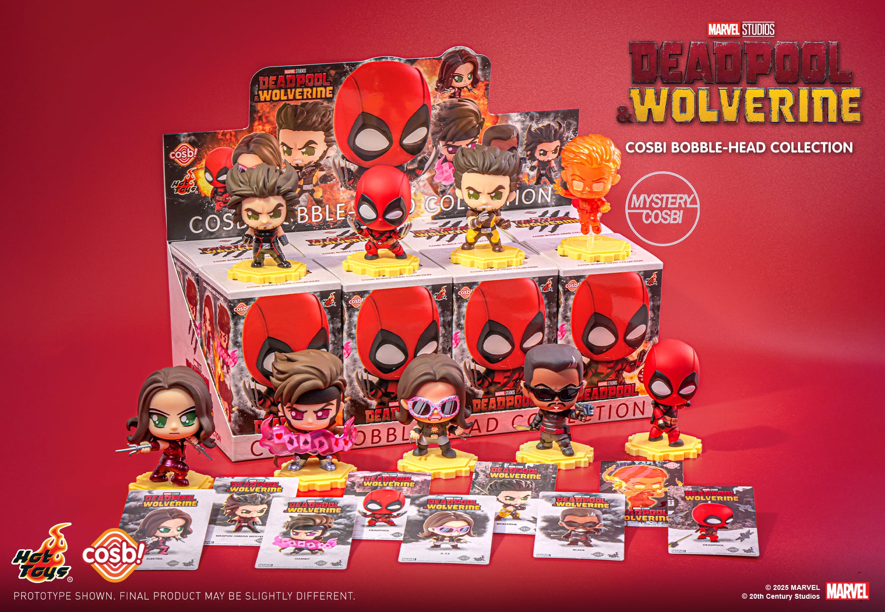 Deadpool Wolverine Cosbi Bobble-Head Collection (Series II)