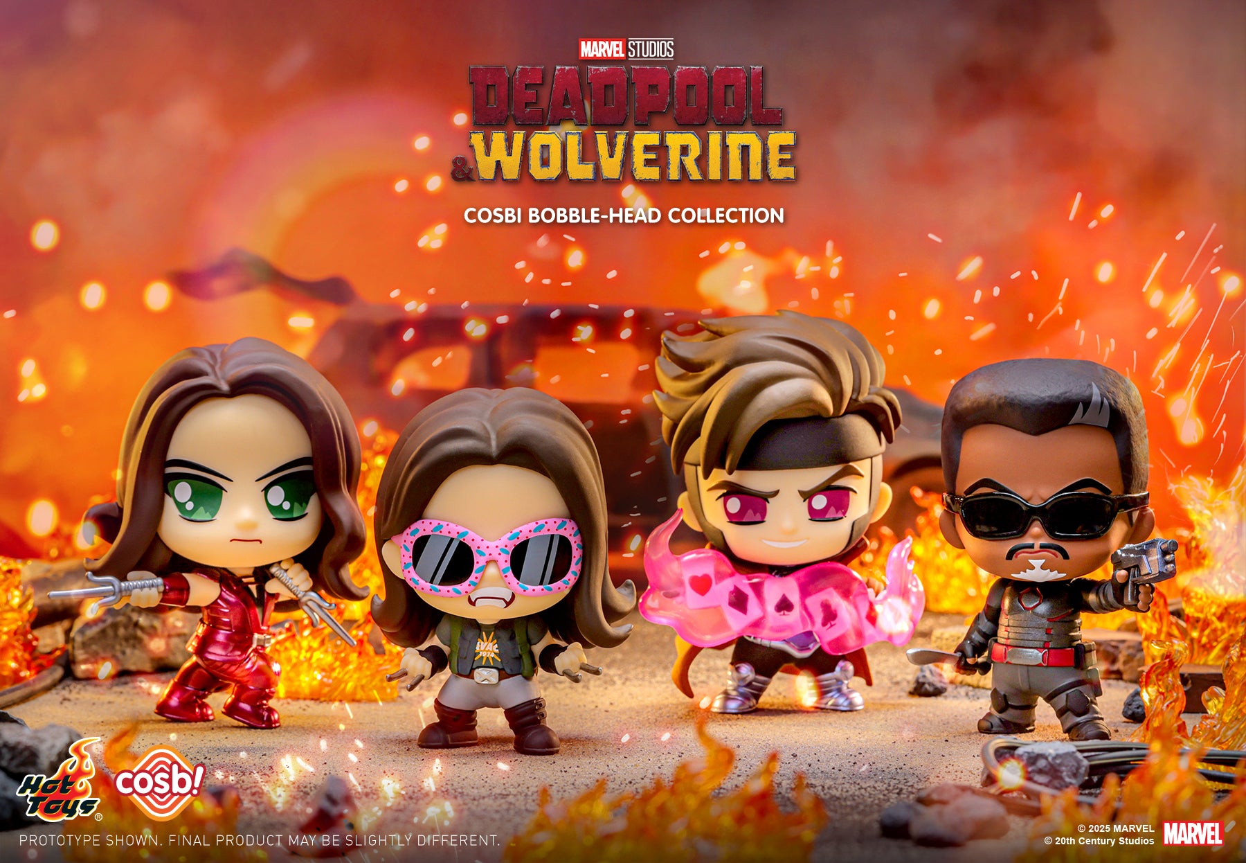 Deadpool Wolverine Cosbi Bobble-Head Collection (Series II)
