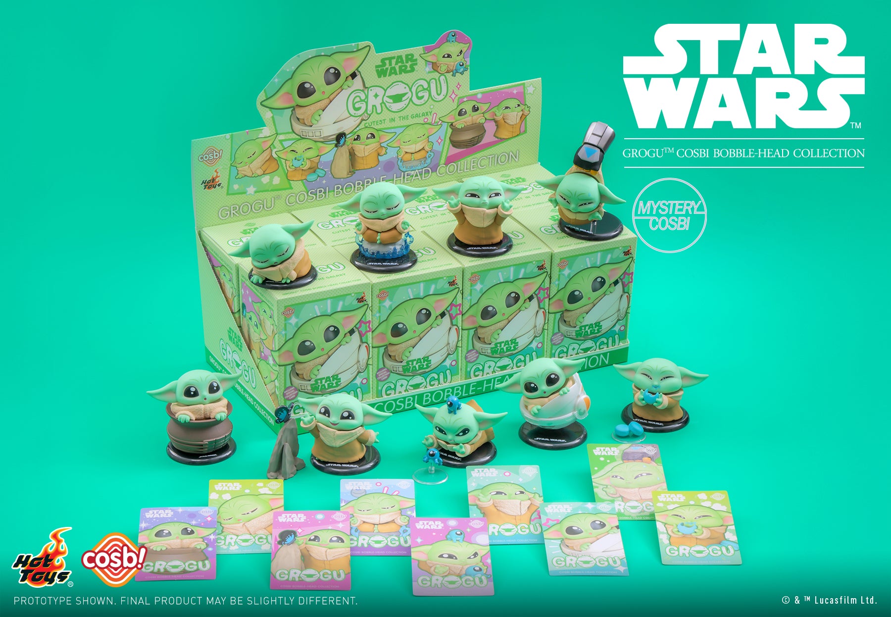 Grogu Cosbi Bobble-Head Collection
