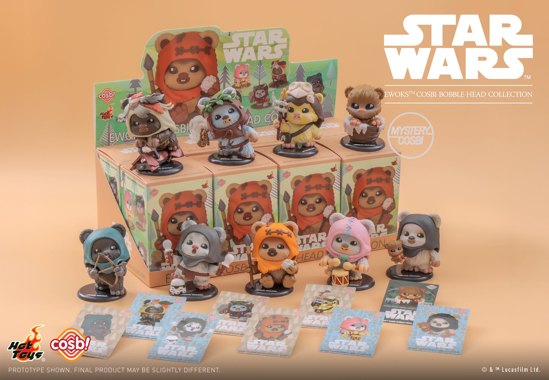 Ewoks Cosbi Bobble-Head Collection