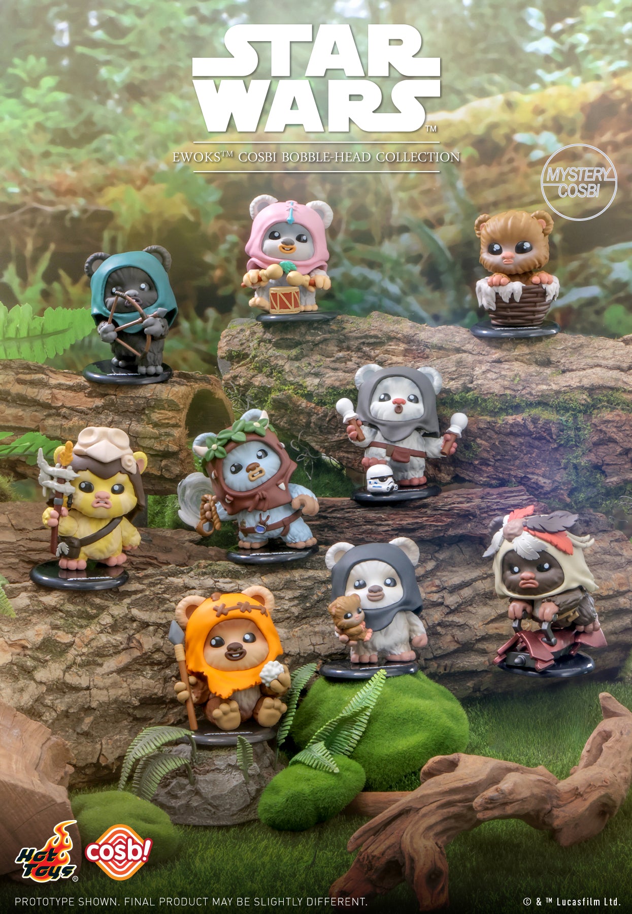 Ewoks Cosbi Bobble-Head Collection
