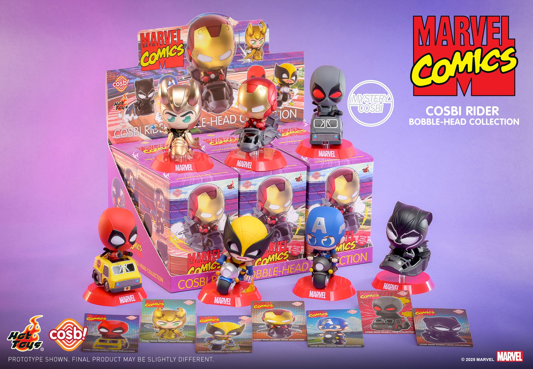 Marvel Cosbi Rider Bobble-Head Collection