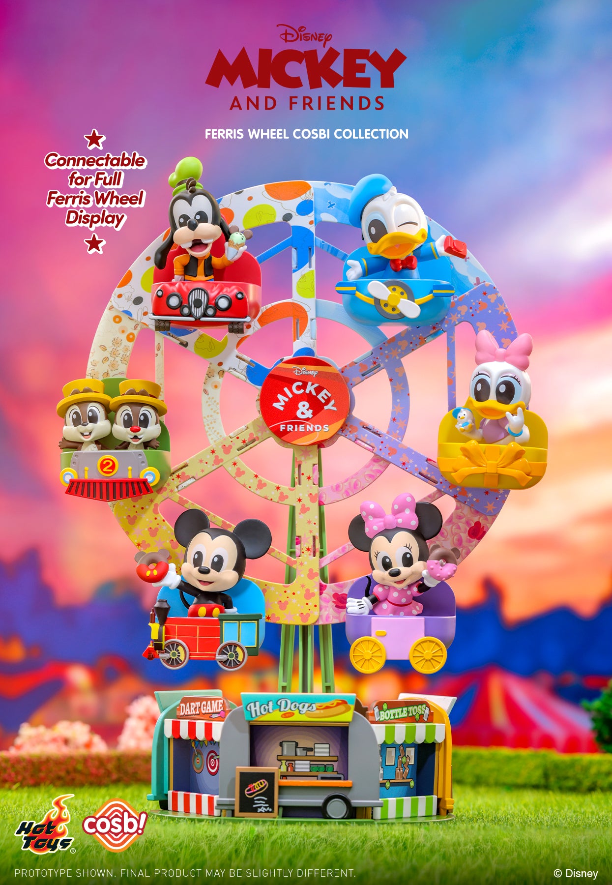 Mickey & Friends Ferris Wheel Cosbi Collection
