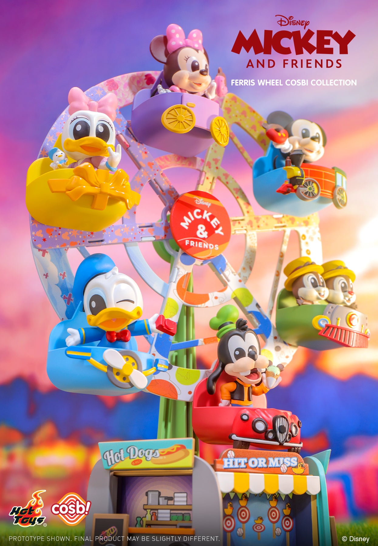 Mickey & Friends Ferris Wheel Cosbi Collection