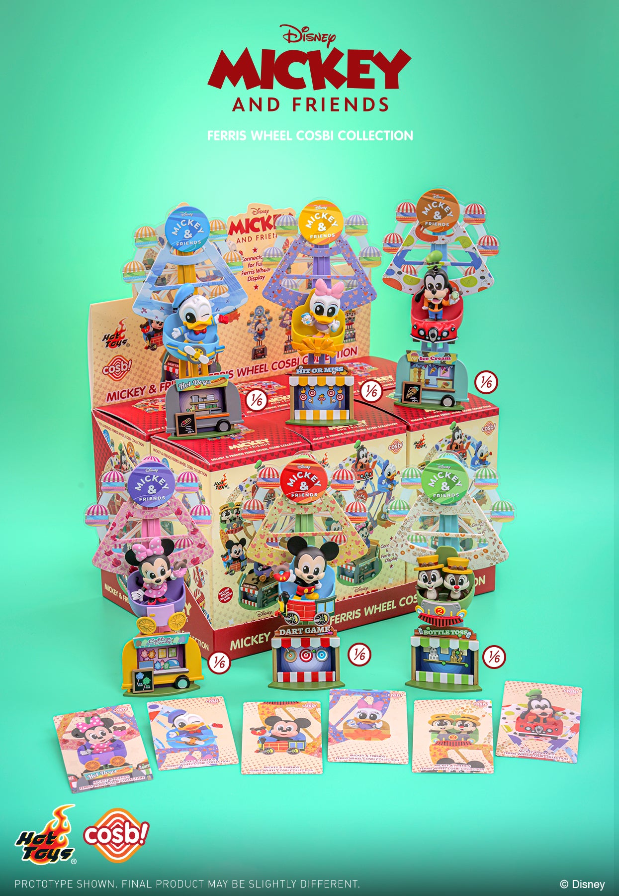 Mickey & Friends Ferris Wheel Cosbi Collection