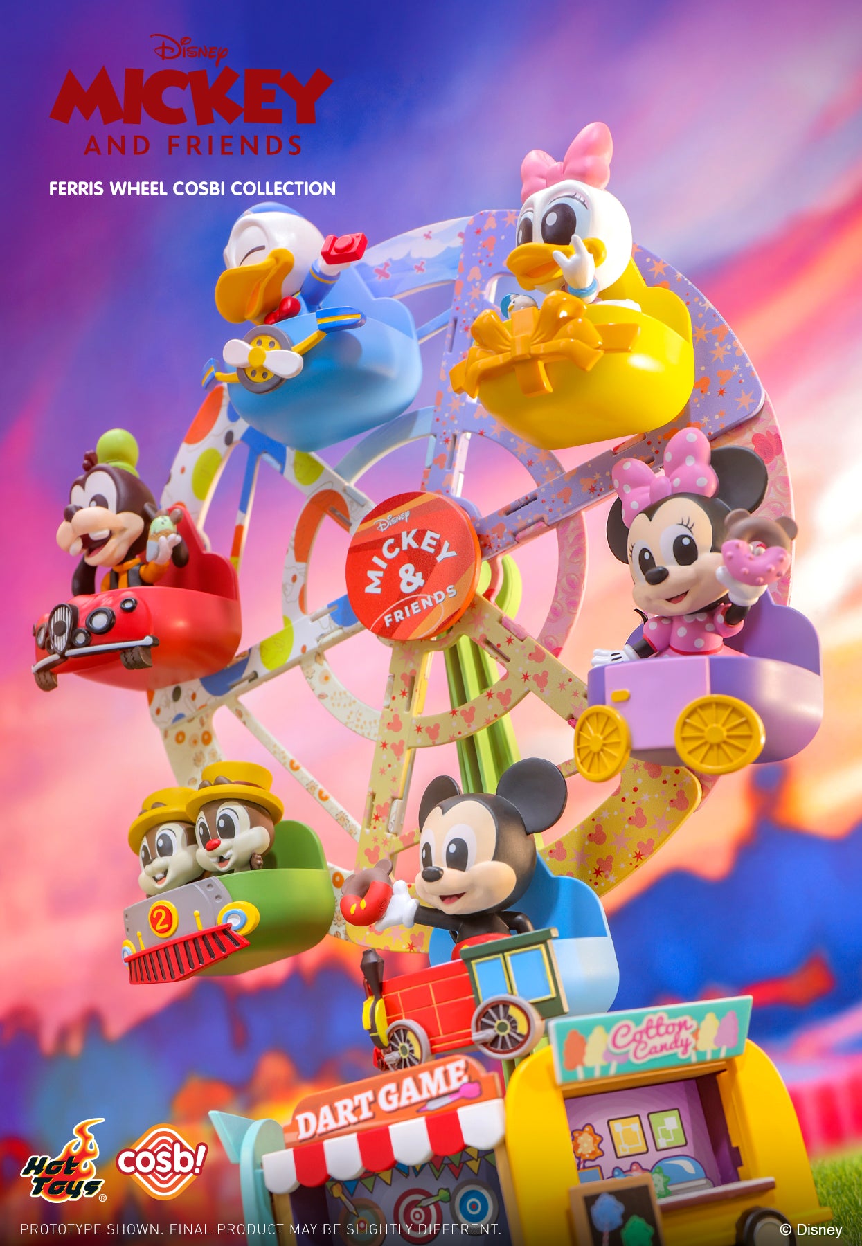 Mickey & Friends Ferris Wheel Cosbi Collection