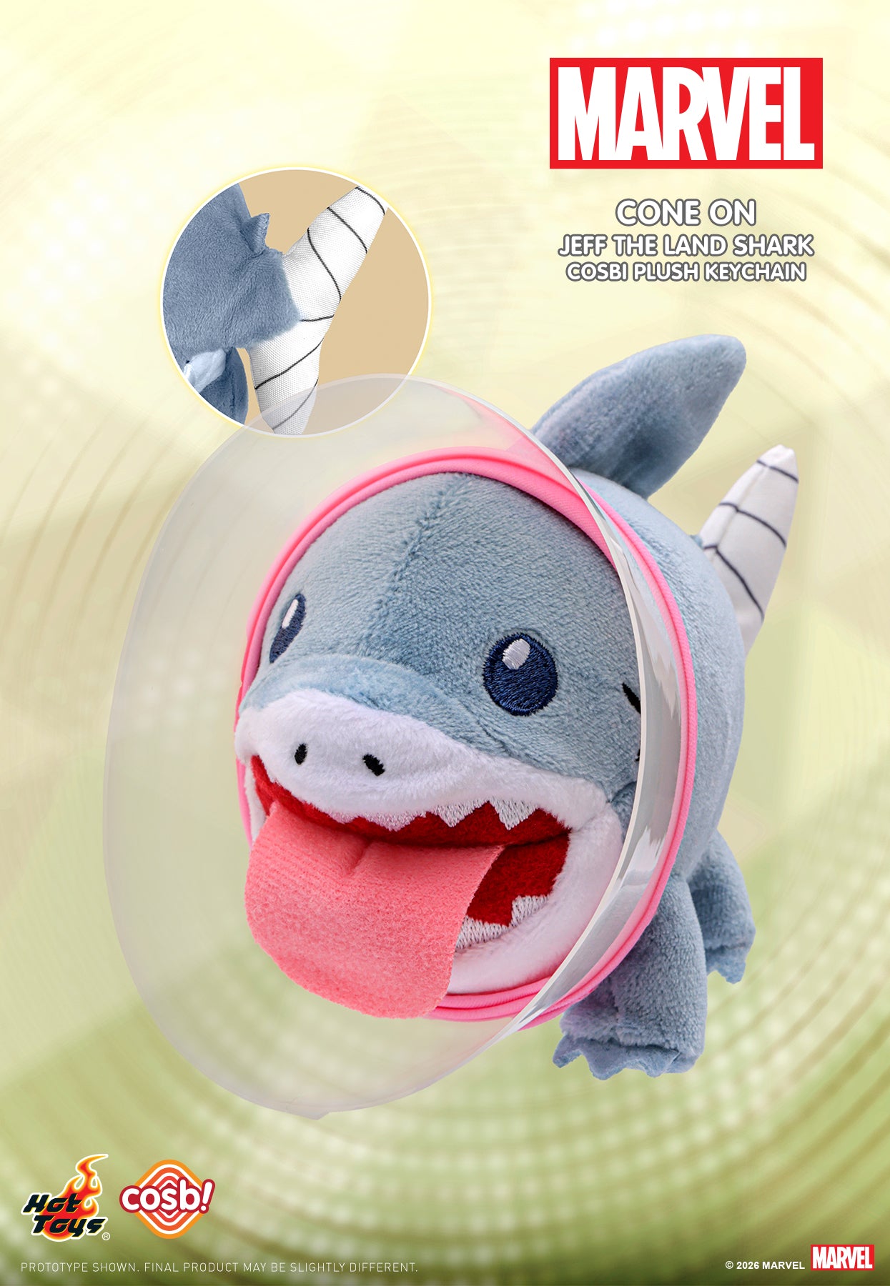 Jeff the Land Shark Cosbi Plush Keychain Collection