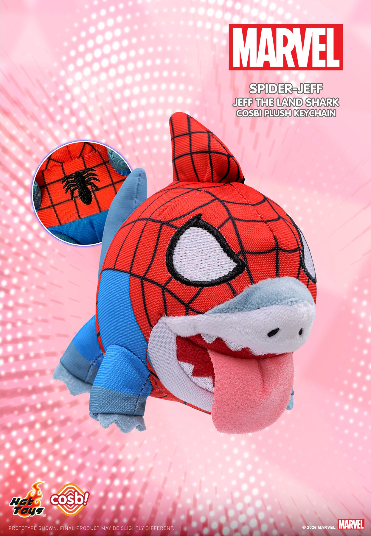 Jeff the Land Shark Cosbi Plush Keychain Collection