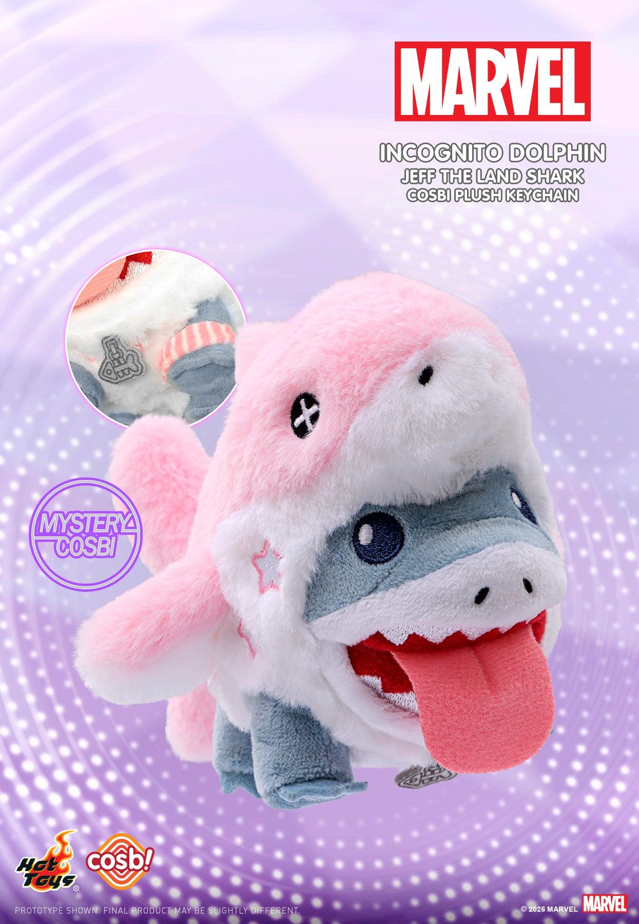 Jeff the Land Shark Cosbi Plush Keychain Collection