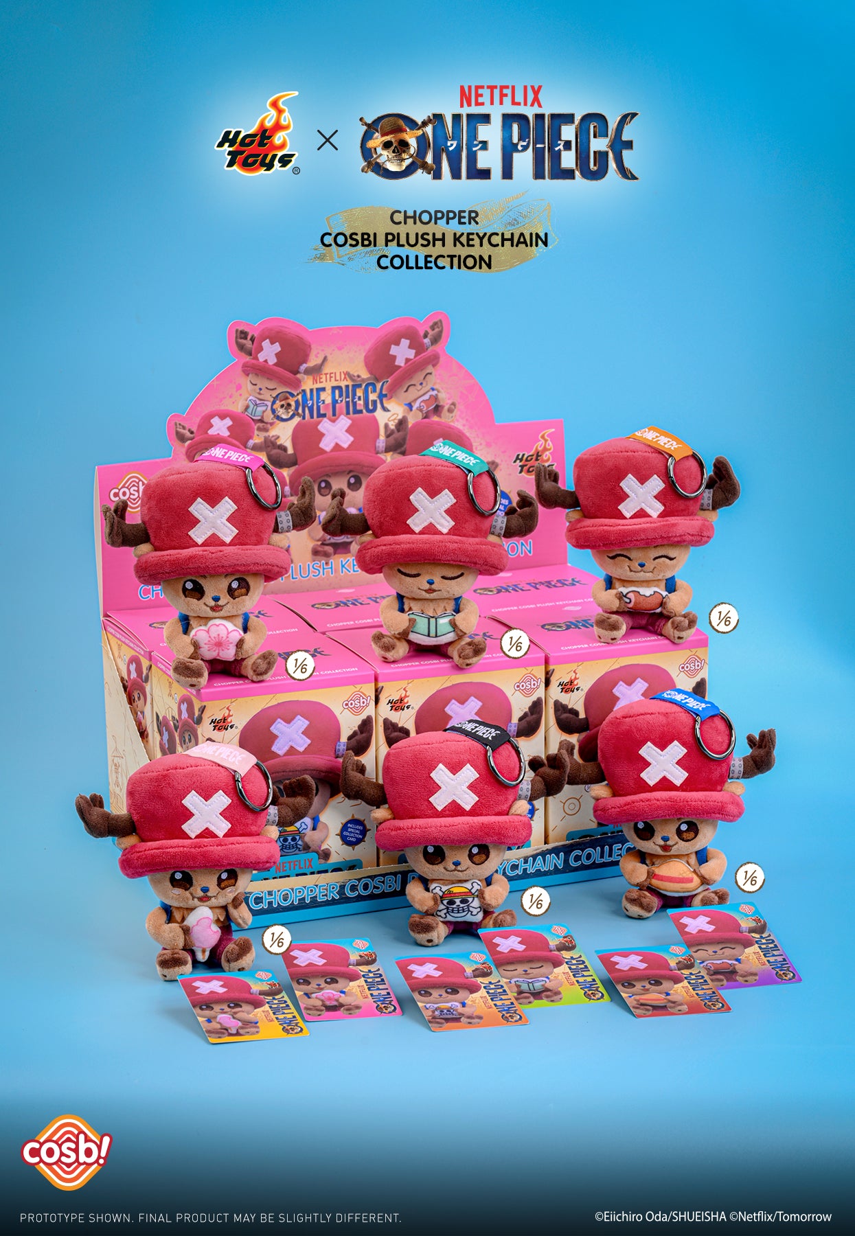 The Chopper Cosbi Plush Keychain Collection