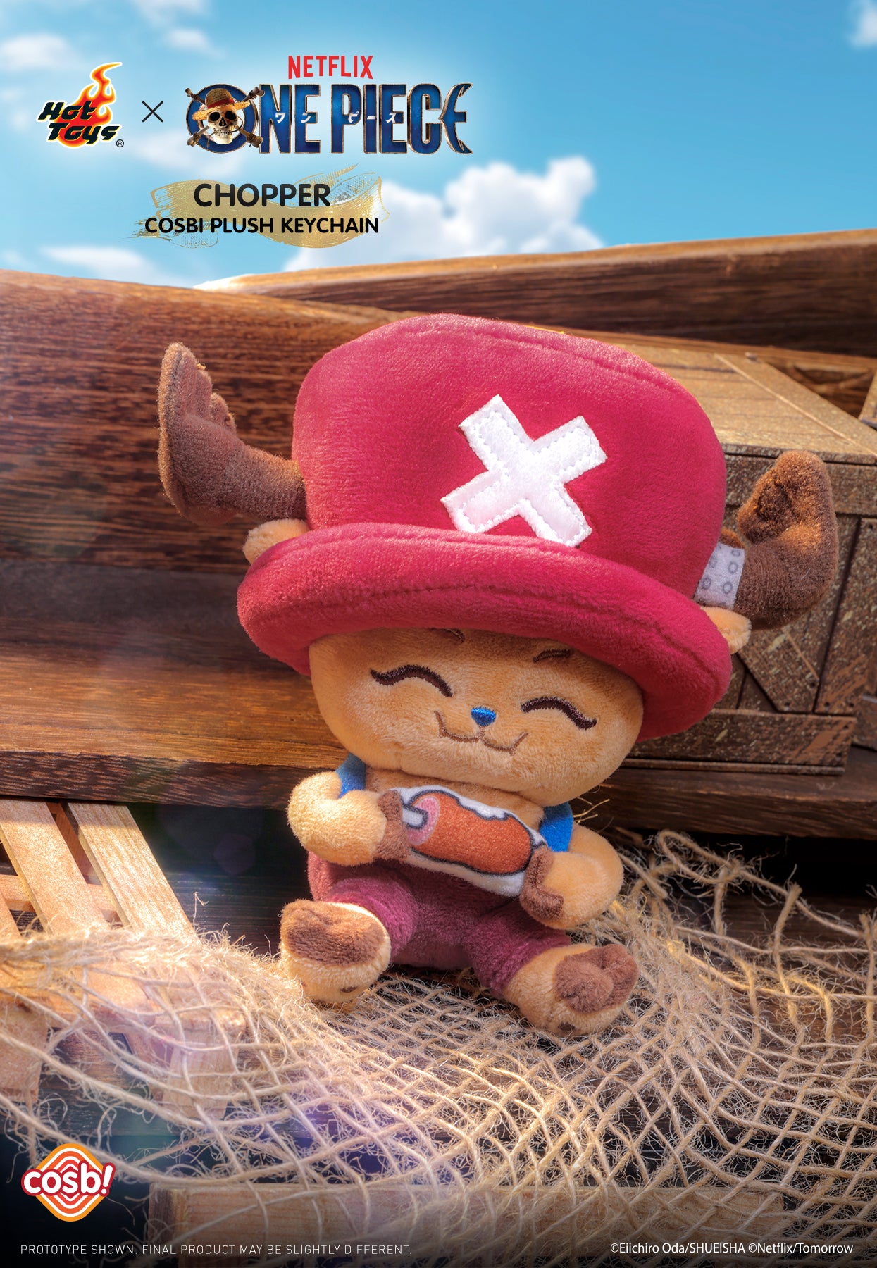 The Chopper Cosbi Plush Keychain Collection