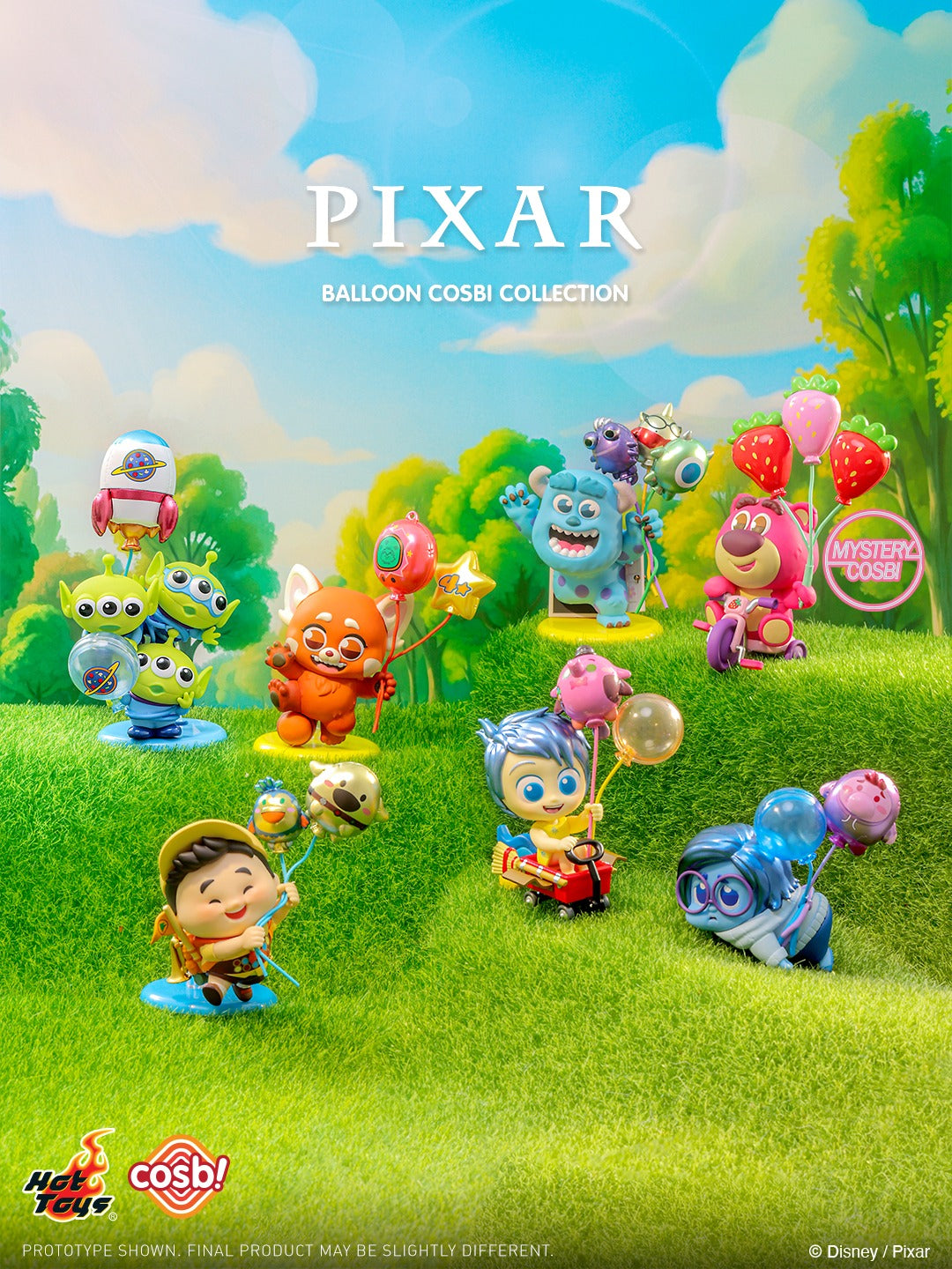 PIXAR Balloon Party COSBI Blind Box Set