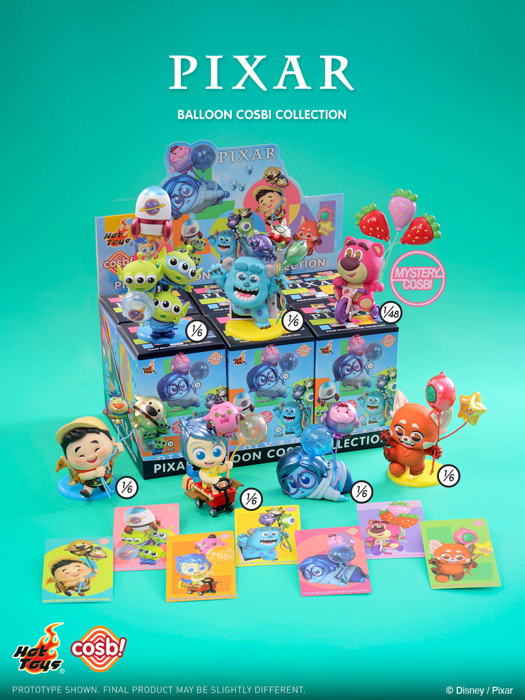 PIXAR Balloon Party COSBI Blind Box Set