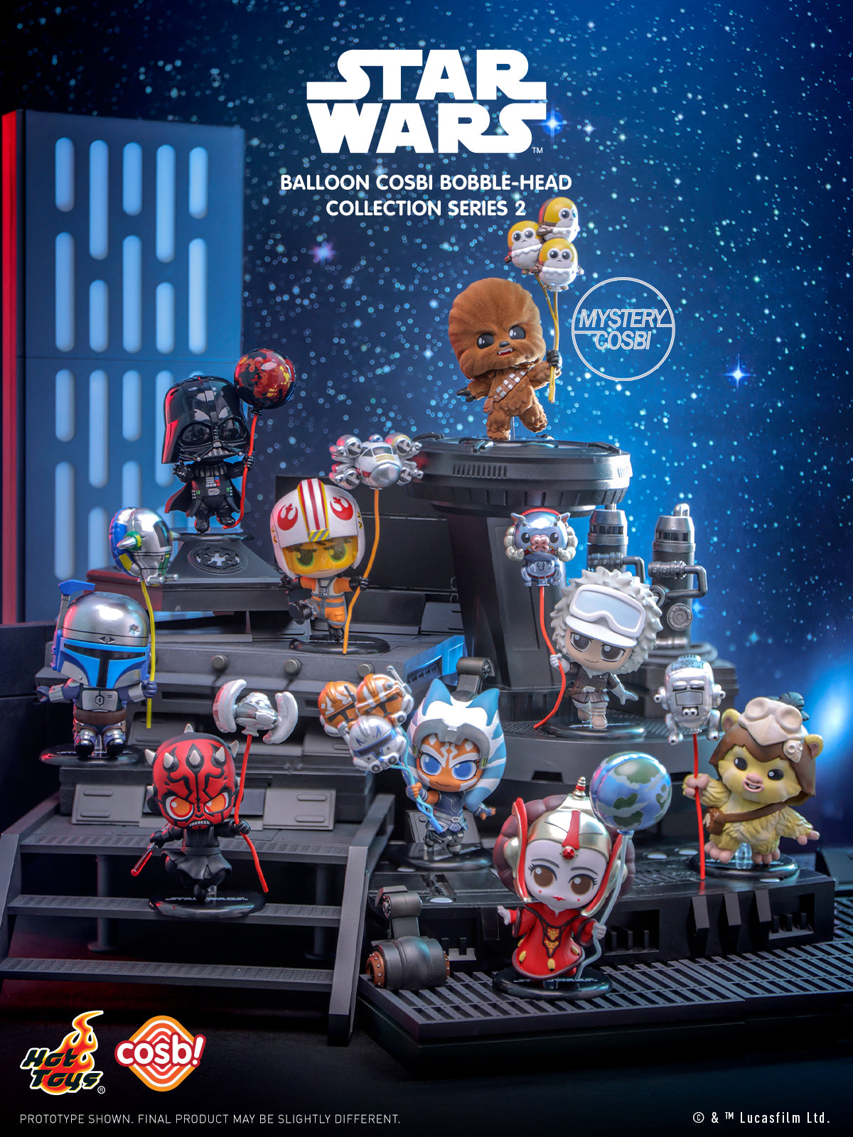 Star Wars Ballon Cosbi Bobble-Head Collection Series 2(Pre-order)
