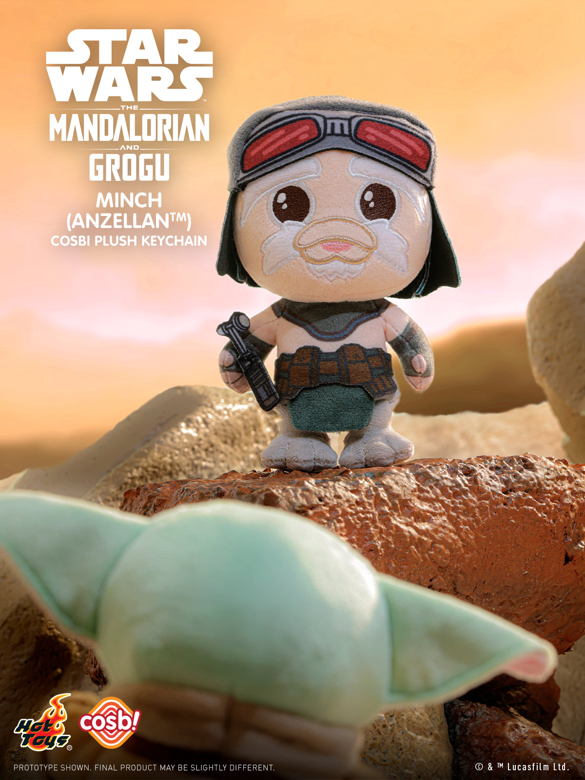 The Mandalorian and Grogu Cosbi Plush Keychain Collection (Pre-order)