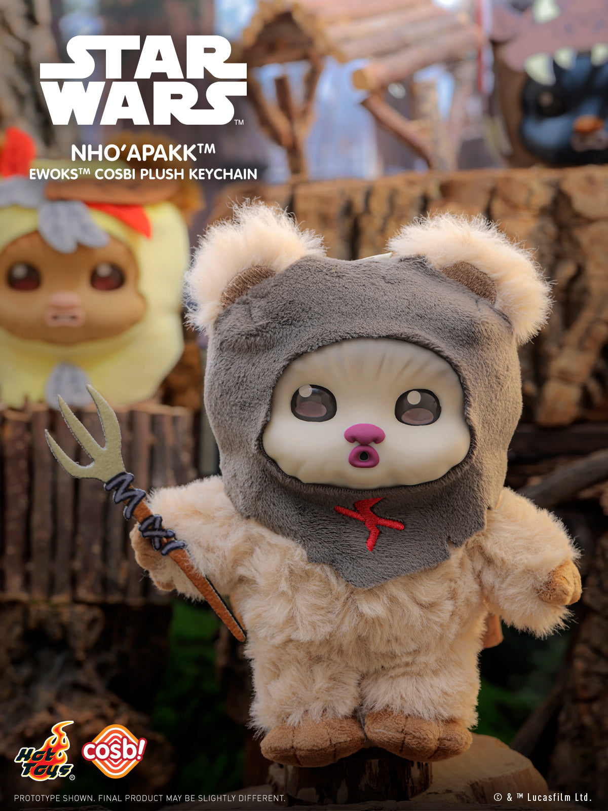 Ewoks Cosbi Plush Keychain Collection Series 2 (Pre-order)