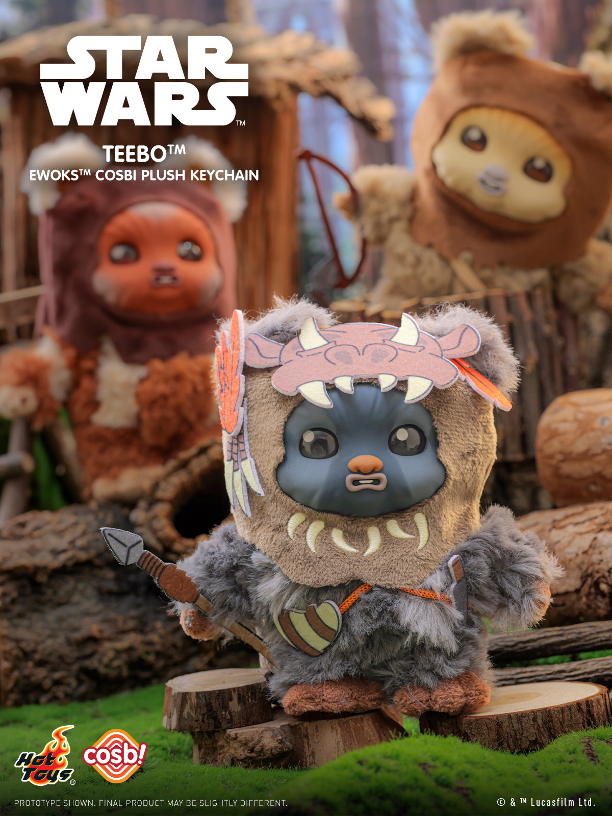 Ewoks Cosbi Plush Keychain Collection Series 2 (Pre-order)