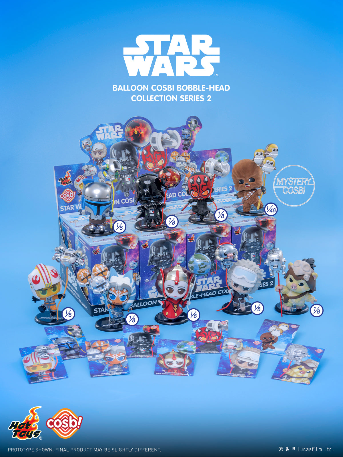 Star Wars Ballon Cosbi Bobble-Head Collection Series 2(Pre-order)
