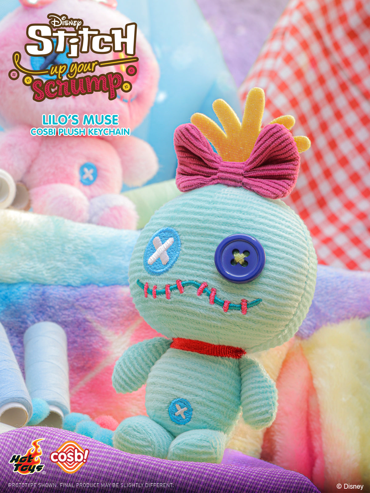 Sitich Up Youe Scrump Cosbi Plush Keychain Collection (Pre-order)