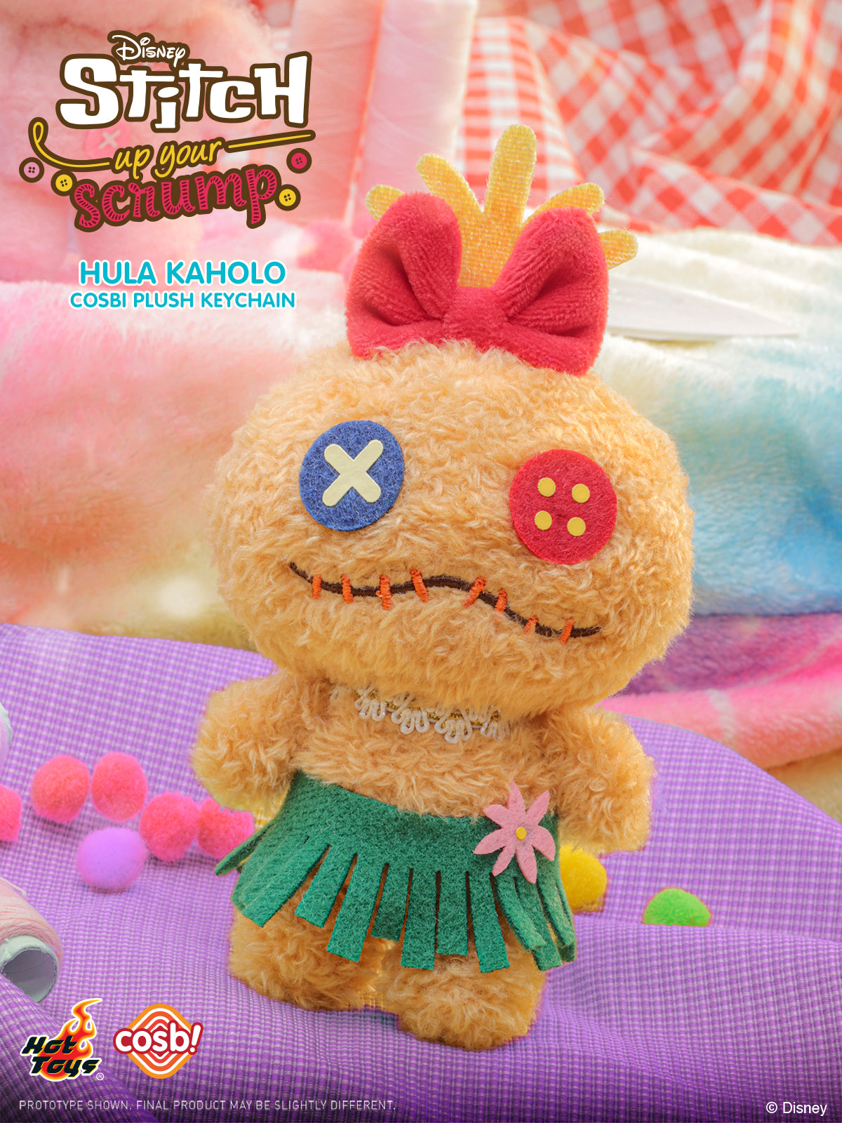 Sitich Up Youe Scrump Cosbi Plush Keychain Collection (Pre-order)