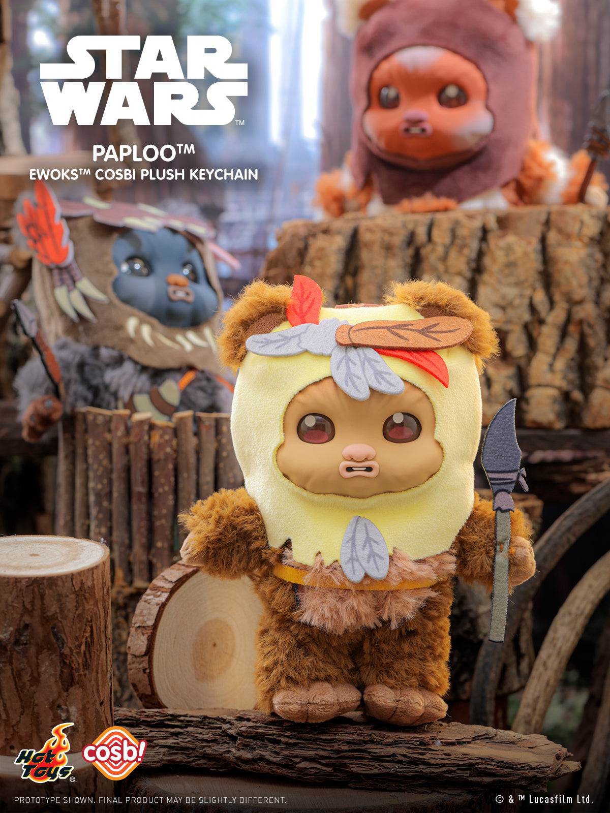 Ewoks Cosbi Plush Keychain Collection Series 2 (Pre-order)