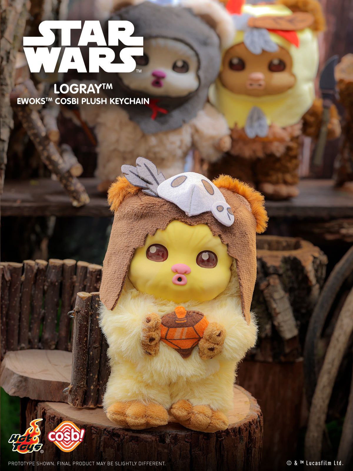 Ewoks Cosbi Plush Keychain Collection Series 2 (Pre-order)