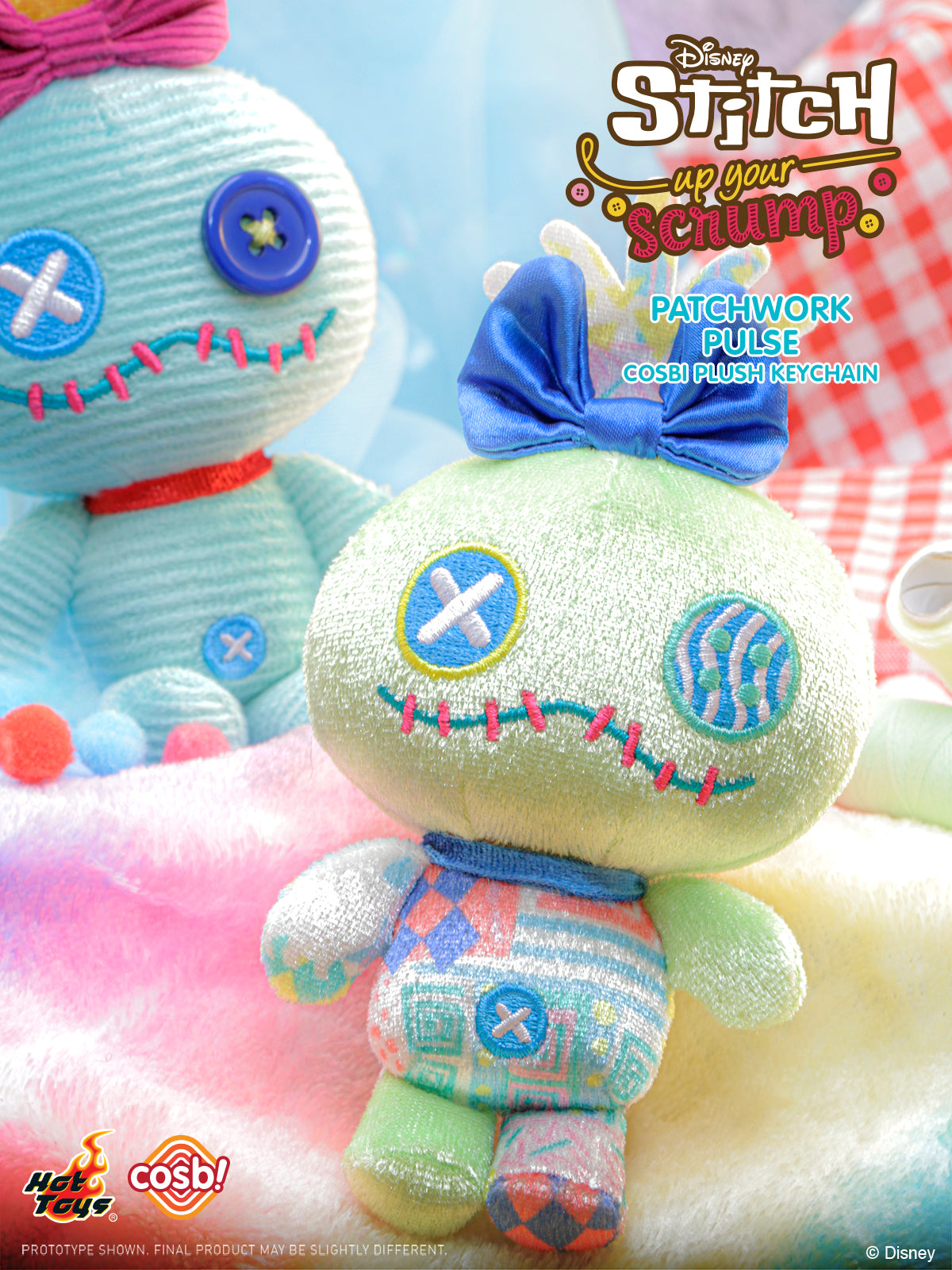 Sitich Up Youe Scrump Cosbi Plush Keychain Collection (Pre-order)
