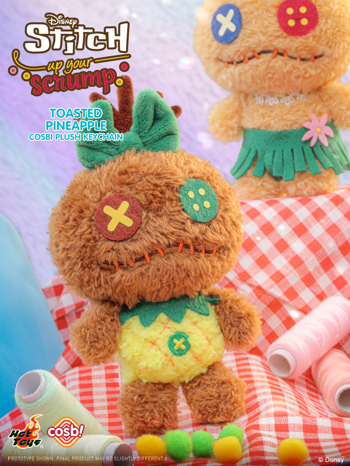 Sitich Up Youe Scrump Cosbi Plush Keychain Collection (Pre-order)