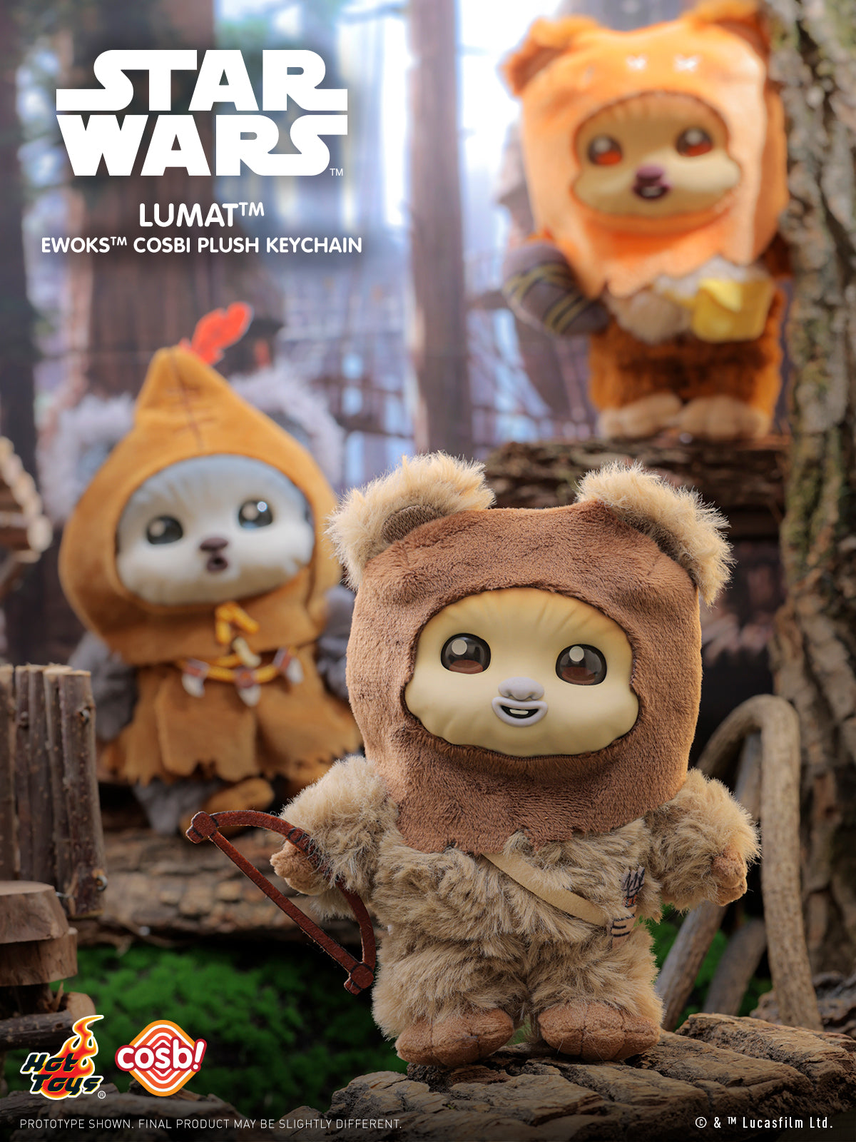 Ewoks Cosbi Plush Keychain Collection Series 2 (Pre-order)