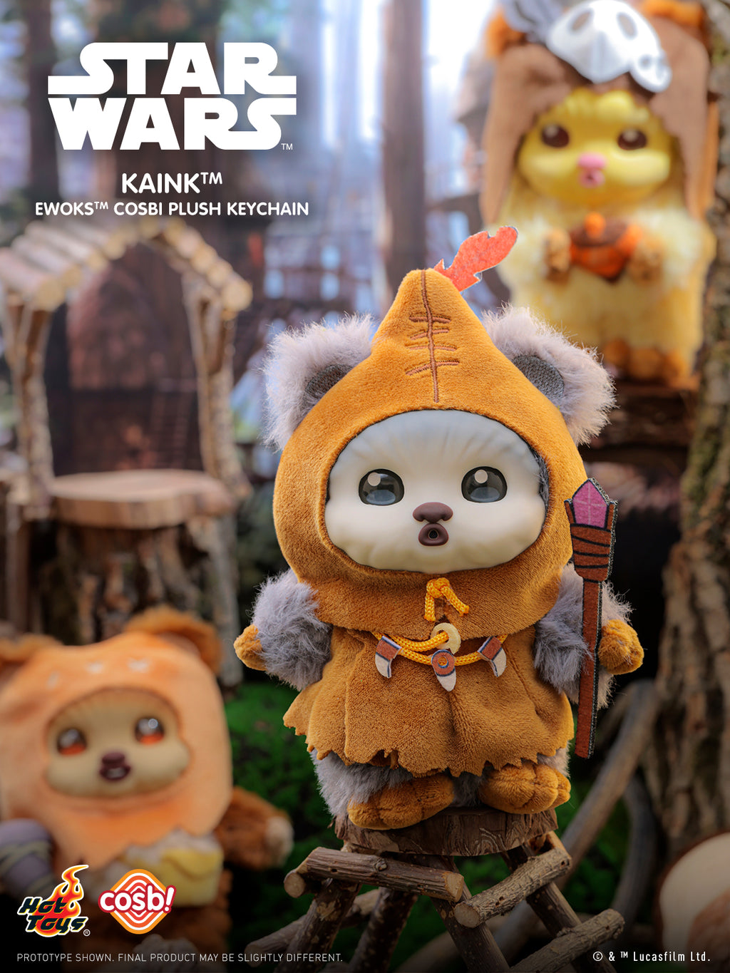 Ewoks Cosbi Plush Keychain Collection Series 2 (Pre-order)
