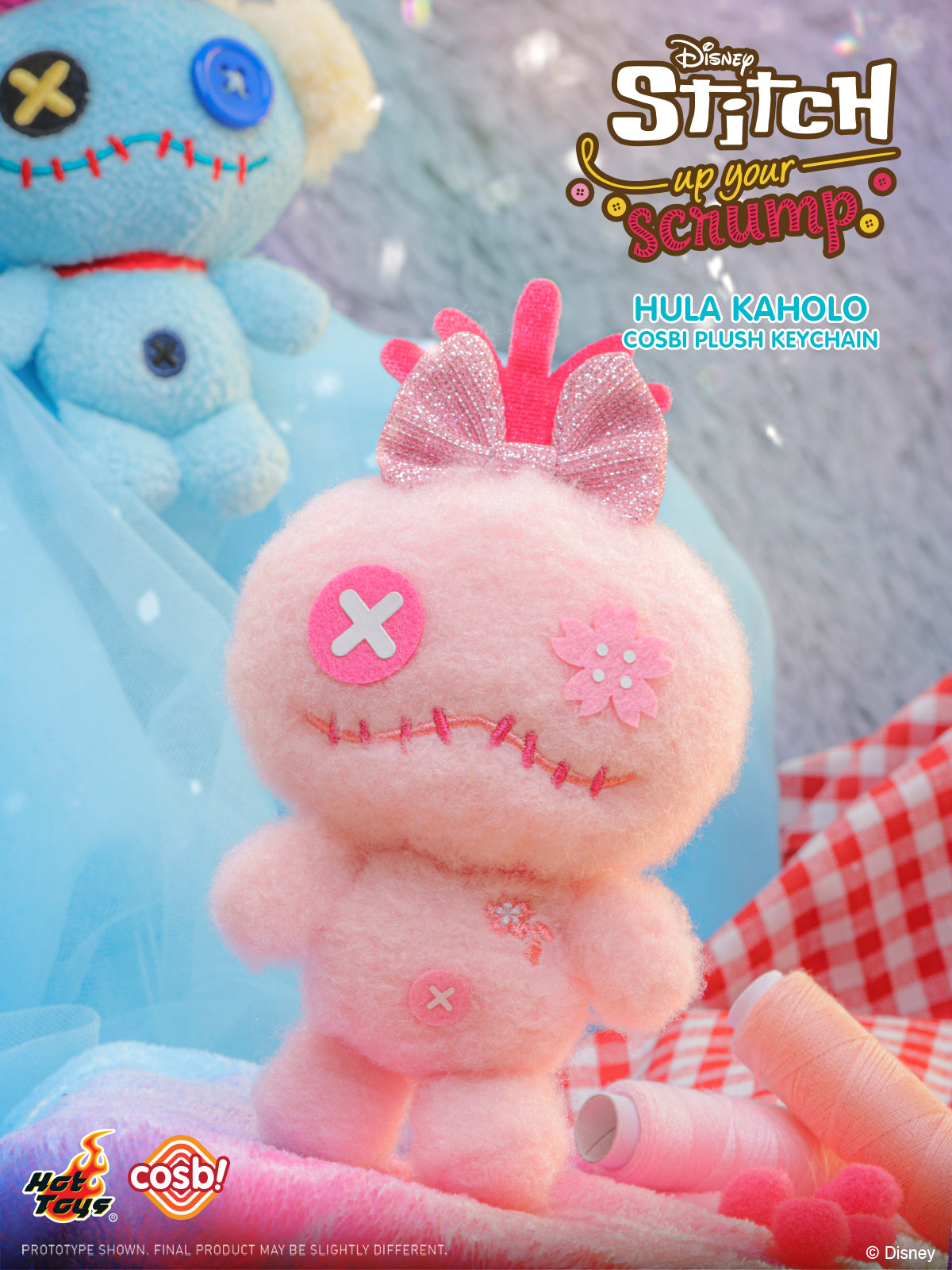 Sitich Up Youe Scrump Cosbi Plush Keychain Collection (Pre-order)